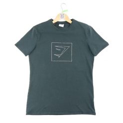 Second life - Koszulka męska do ćwiczeń Gymshark - Stan bardzo dobry. Czarne t-shirty sportowe męskie Gymshark, l, z materiału, bez ramiączek, na fitness i siłownię. Za 63.86 zł.