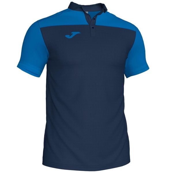 Koszulka polo do tenisa męska Joma Hobby II. Niebieskie koszulki polo męskie Joma, m, bez wzorów, z bawełny, bez ramiączek. Za 188.00 zł.