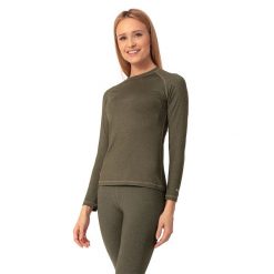 Koszulka termoaktywna turystyczna damska Tagart California Olive Lady. Zielone bielizna termoaktywna damska tagart, m, bez wzorów. Za 209.00 zł.