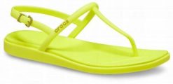 Japonki Dla Dorosłych Crocs Miami Thong Flip. Żółte klapki i japonki męskie Crocs, z materiału. Za 139.99 zł.