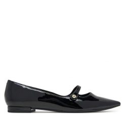 Baleriny Tamaris. Czarne baleriny damskie Tamaris, bez wzorów, bez obcasa. Za 179.99 zł.