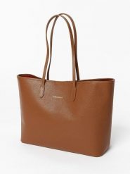 Mia Tomazzi Skórzana torebka w kolorze jasnobrązowym - 39 x 29 x 14 cm rozmiar: onesize. Brązowe torebki klasyczne damskie Mia Tomazzi, bez wzorów, z materiału, bez dodatków. Za 448.99 zł.