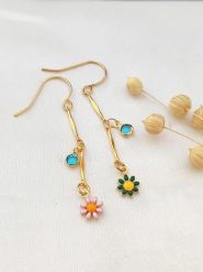 Atelier MIU Pozłacane kolczyki rozmiar: onesize. Żółte kolczyki damskie atelier MIU, pozłacane, z zapięciem typu bigiel. Za 39.99 zł.