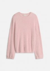 Miękki sweter z szerokimi rękawami. Niebieskie swetry klasyczne damskie bonprix, bez kołnierzyka. Za 129.99 zł.