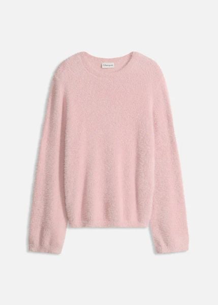 Miękki sweter z szerokimi rękawami. Niebieskie swetry klasyczne damskie bonprix, bez kołnierzyka. Za 129.99 zł.