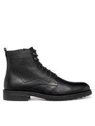 Geox Kozaki U Redclif U56LXA 0003C C9999 Czarny. Czarne buty zimowe męskie Geox, ze skóry, bez zapięcia. Za 539.99 zł.
