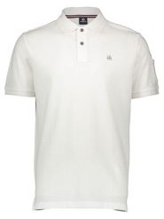 Lerros Koszulka polo w kolorze białym rozmiar: XL. Białe koszulki polo męskie Lerros, xl, bez wzorów, z bawełny, bez ramiączek. Za 78.47 zł.