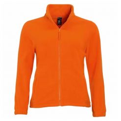 Damska Bluza Polarowa North Fleece Jacket. Brązowe bluzy bez kaptura damskie SOL'S, l, z polaru. Za 110.99 zł.