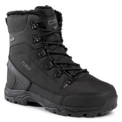 Śniegowce CMP. Czarne buty zimowe męskie CMP, bez zapięcia. Za 469.00 zł.