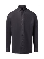 Finshley & Harding Koszula - Easy Care Mężczyźni Modern Fit Bawełna szary, 45. Szare koszule męskie Finshley & Harding, m, bez wzorów, z bawełny, bez kołnierzyka, bez ramiączek. Za 199.95 zł.