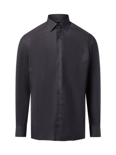 Finshley & Harding Koszula - Easy Care Mężczyźni Modern Fit Bawełna szary, 45. Szare koszule męskie Finshley & Harding, m, bez wzorów, z bawełny, bez kołnierzyka, bez ramiączek. Za 199.95 zł.