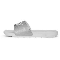 Klapki damskie Puma Cool Cat 20 Wns. Szare klapki damskie Puma, bez wzorów, z materiału, bez obcasa. Za 128.00 zł.