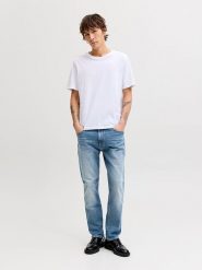 Jack & Jones Dżinsy "Clark" - Slim fit - w kolorze błękitnym rozmiar: W29/L30. Niebieskie jeansy męskie Jack & Jones. Za 130.99 zł.