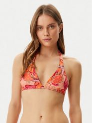Guess Góra od bikini E5GJ20 KCR12 Pomarańczowy. Brązowe bikini damskie Guess, z aplikacjami. Za 169.99 zł.