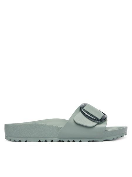 Birkenstock Klapki Gizeh 1031422 Zielony. Zielone klapki damskie Birkenstock, bez wzorów, z syntetyku, bez obcasa. Za 229.99 zł.
