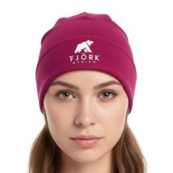 Czapka do biegania z merynosów. Czerwone czapki męskie FJORK MERINO, z wełny. Za 279.00 zł.