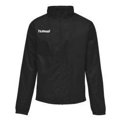 Kurtka Ortalion Hummel Promo Rain Jacket. Czarne kurtki męskie HUMMEL, s, bez wzorów, sportowe, bez kaptura. Za 144.00 zł.