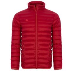 Lekka kurtka do wędrówek i trekkingu dla mężczyzn NASSER M Izas. Czerwone kurtki męskie IZAS, m, bez wzorów, z nylonu, sportowe, bez kaptura. W wyprzedaży za 326.04 zł.