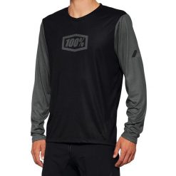 Koszulka rowerowa męska 100% Airmatic. Czarne t-shirty sportowe męskie 100%, m, bez ramiączek, rowerowe. Za 229.99 zł.