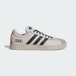 BUTY VL COURT AUDI REVOLUT F1 TEAM. Białe buty wizytowe męskie Adidas, z gumy, bez zapięcia. Za 299.00 zł.