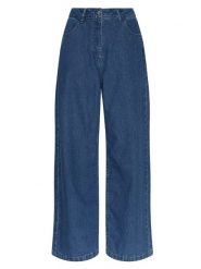 MOSS COPENHAGEN Dżinsy - Loose fit - w kolorze niebieskim rozmiar: L. Niebieskie jeansy damskie MOSS COPENHAGEN, z podwyższonym stanem. Za 189.74 zł.