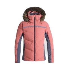 Kurtka damska Roxy Snowstorm narciarska 15K. Czerwone kurtki damskie Roxy, m, bez wzorów, z nylonu, bez kaptura, narciarskie. Za 781.00 zł.