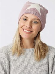 Zwillingsherz Czapka beanie w kolorze jasnoróżowym rozmiar: onesize. Różowe czapki zimowe damskie Zwillingsherz, z kaszmiru. Za 83.42 zł.