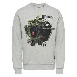 ONLY&SONS Męska sweter Pedley Crew Sweat LightGrey Melange (rozmiar S). Swetry męskie Only&Sons, m, bez wzorów, bez kołnierzyka. W wyprzedaży za 91.00 zł.