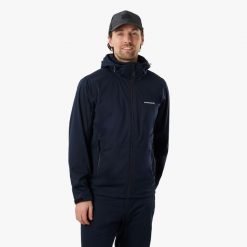 Kurtka outdoor hiking męska Swedemount On Course Jacket II szybkoschnąca. Niebieskie kurtki męskie SWEDEMOUNT, m, bez wzorów, z tkaniny, sportowe, bez kaptura. Za 449.99 zł.