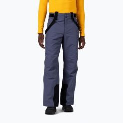 Spodnie narciarskie męskie Rossignol Insulated Ski. Niebieskie spodnie materiałowe męskie Rossignol, bez wzorów, sportowe. Za 719.99 zł.