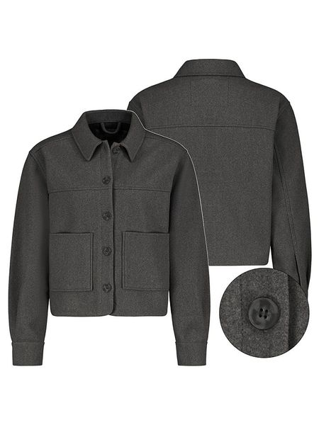 Sublevel Kurtka koszulowa w kolorze antracytowym rozmiar: XL. Czarne kurtki damskie Sublevel, xl, bez wzorów, bez kaptura. Za 223.46 zł.