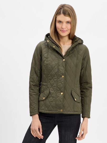 Barbour kurtka pikowana Kobiety Sztuczne włókno zielony, 36. Zielone kurtki damskie Barbour, bez wzorów, z włókna, bez kaptura. Za 1,299.95 zł.