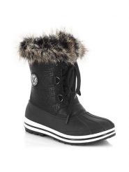 Kimberfeel Kozaki zimowe "Elisa" w kolorze czarnym rozmiar: 38. Czarne kozaki damskie Kimberfeel, z materiału, bez obcasa. Za 174.74 zł.