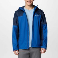 Kurtka COLUMBIA INNER LIMITS III JACKET Niebieski. Niebieskie kurtki męskie Columbia, l, bez wzorów, z syntetyku, bez kaptura. Za 276.99 zł.
