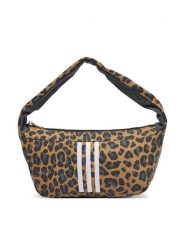 Adidas Torebka Leopard Small JX3198 Brązowy. Brązowe torebki klasyczne damskie Adidas, bez wzorów, z materiału, bez dodatków. Za 159.99 zł.