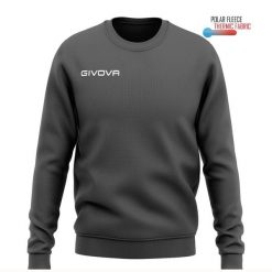 Bluza Givova Polarfleece Sport 3XL - Komfort i Styl. Szare bluzy sportowe damskie Givova, xl, bez wzorów, bez ramiączek, bez kaptura. Za 162.99 zł.