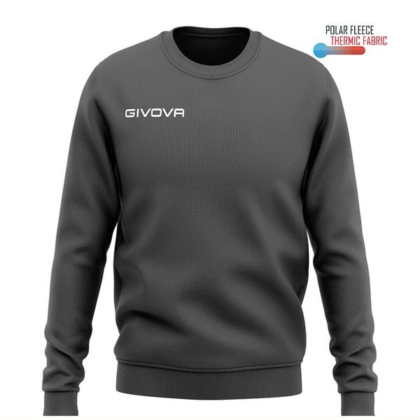 Givova Polarfleece Sport bluza 4xl - ciepłe i oddychające. Szare bluzy sportowe damskie Givova, xl, bez wzorów, z poliesteru, bez ramiączek, bez kaptura. Za 81.03 zł.