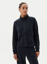 EA7 Emporio Armani Bluza 7W000171 AF12643 UC001 Czarny Regular Fit. Czarne bluzy bez kaptura damskie EA7 Emporio Armani, xs, z syntetyku. Za 419.99 zł.