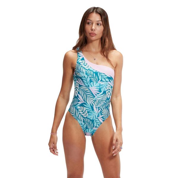 Asymetryczny Kostium Kąpielowy Speedo – Niebieski/Różowy – Rozmiar 34. Czerwone stroje jednoczęściowe damskie Speedo, bez wzorów. Za 1,357.38 zł.