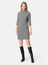 Gerry Weber Sukienka w kolorze czarno-białym rozmiar: 40. Białe sukienki damskie Gerry Weber, bez wzorów, bez kołnierzyka, bez ramiączek, mini. Za 319.88 zł.
