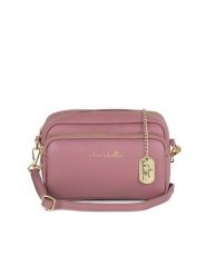 Anna Morellini Skórzana torebka "Tabita" w kolorze szaroróżowym - 22 x 15 x 10 cm rozmiar: onesize. Różowe torebki klasyczne damskie Anna Morellini, bez wzorów, z materiału, bez dodatków. Za 217.99 zł.