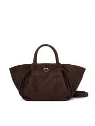 Guess Torebka Allegra HWSG22 37060 Brązowy ciemny. Brązowe torebki klasyczne damskie Guess, z aplikacjami, z materiału, bez dodatków. Za 634.99 zł.