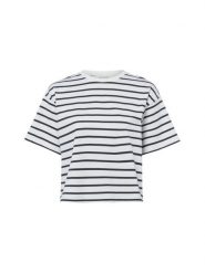 Msch Copenhagen Bluza - MMNima Kobiety Materiał dresowy biały|niebieski, S/M. Białe bluzy bez kaptura damskie MSCH Copenhagen, m, z dresówki. Za 179.95 zł.