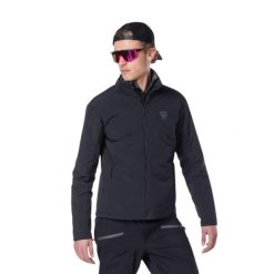 Kurtka narciarska Rossignol męska Opside JKT czarna. Czarne kurtki męskie Rossignol, l, bez wzorów, bez kaptura, narciarskie. Za 699.99 zł.