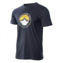 Koszulka sportowa męska Hi-Tec Zegro. Niebieskie t-shirty sportowe męskie Hi-tec, m, bez ramiączek. Za 53.91 zł.