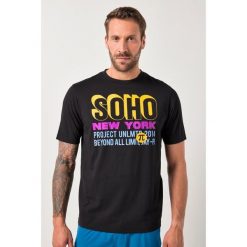 Męska T-shirt FLEXNAMIC® fitness rękaw 1/2 do rozm. 7XL. Czarne t-shirty męskie JAY-PI, m, bez wzorów, z bawełny, bez kołnierzyka. Za 139.99 zł.
