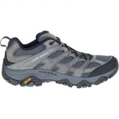 Buty trekkingowe męskie Merrell Moab 3 Ventilator. Szare buty trekkingowe męskie MERRELL, z materiału, bez zapięcia, trekkingowe. Za 522.00 zł.