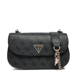 Torebka Guess. Czarne torebki klasyczne damskie Guess, z aplikacjami, bez dodatków. Za 329.99 zł.