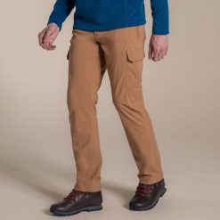 Spodnie cargo Craghoppers Kiwi Pro. Zielone spodnie materiałowe męskie CRAGHOPPERS, bez wzorów, z nylonu. Za 326.60 zł.