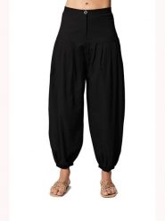 Ipanima Spodnie w kolorze czarnym rozmiar: 38. Czarne spodnie materiałowe damskie Ipanima, bez wzorów, z materiału, klasyczne, z podwyższonym stanem. Za 78.99 zł.